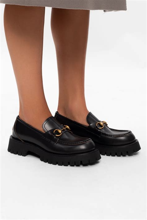 gucci spotted loafers|gucci platform loafers.